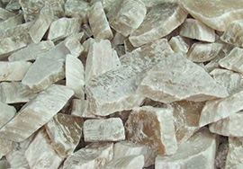 Concassage de calcaire-gypsum
